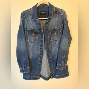 Liverpool Los Angeles High Low Denim Jacket | Size XS